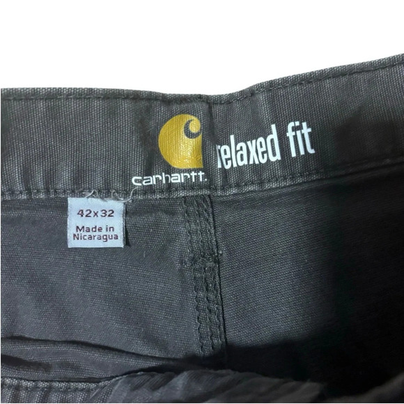 Carhartt Men’s Gray Relaxed Fit Pants Size 42 x 32 - Picture 7 of 11